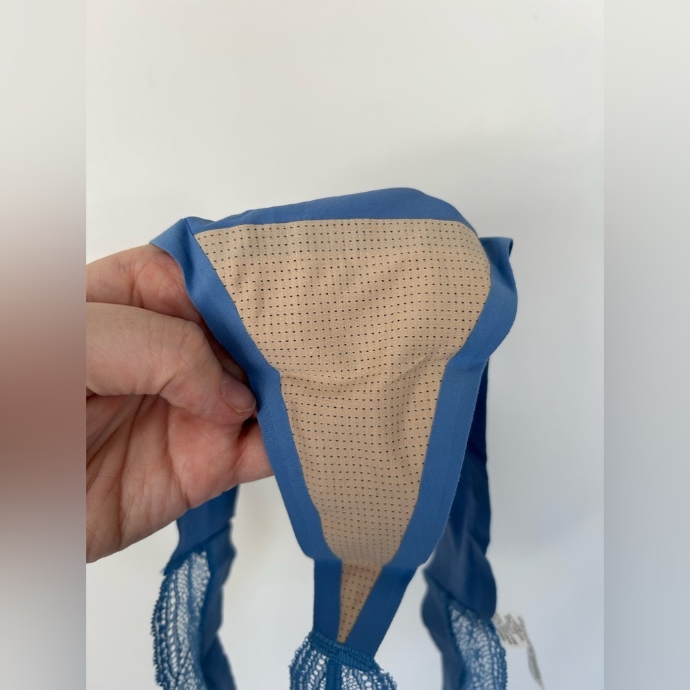 NWOT KNIX Essential Lace Thong Underwear Panties Medium Daylight - Picture 6 of 6